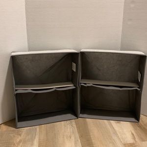 2 for $15 MDesign Dresser Drawer & Closet Organizers-Fabric pck of 2